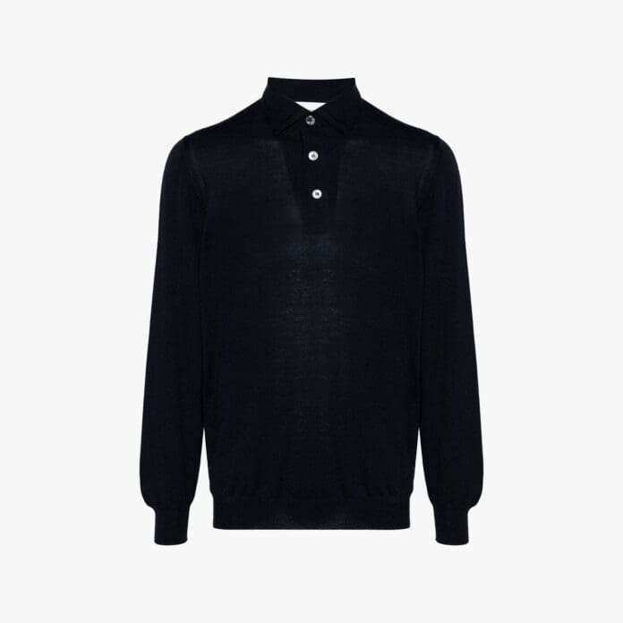 Lardini fine-knit polo