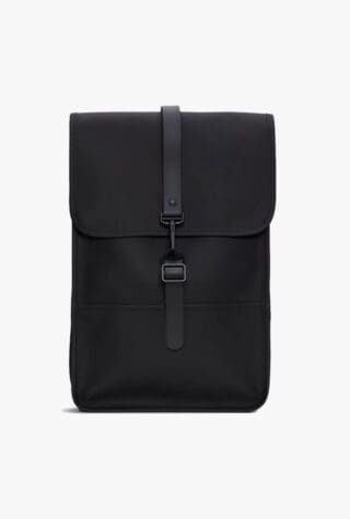 Flap-front waterproof backpack