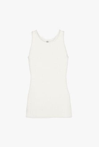 Boucle-knit tank top