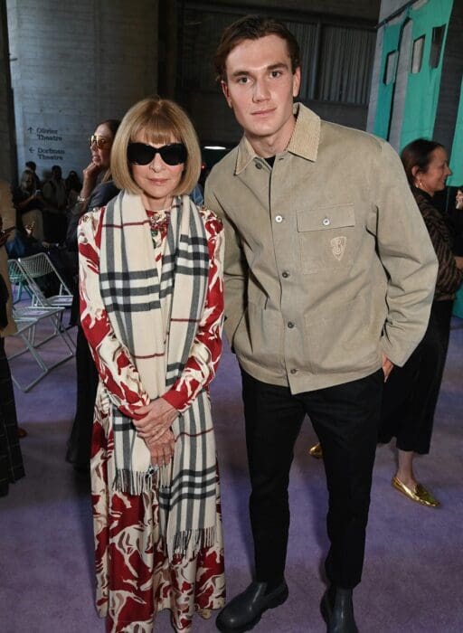 Anna Wintour and Jack Draper at Burberry