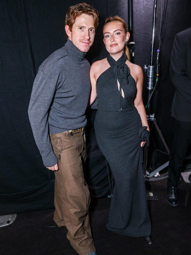 Daniel Lee and Amelia Dimoldenberg at Burberry