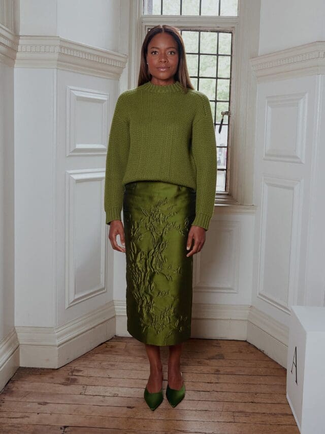 Naomie Harris at Emilia Wickstead