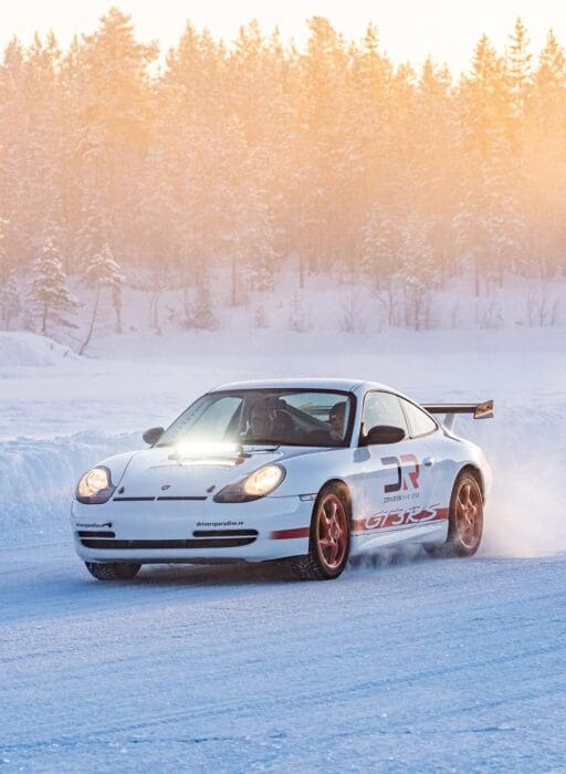 ice driving in the arctic