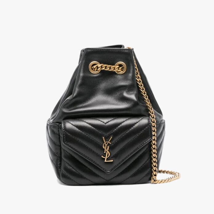 Saint Laurent Joe quilted leather backpack
