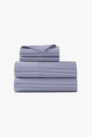 Shirting stripe bedding designer homeware