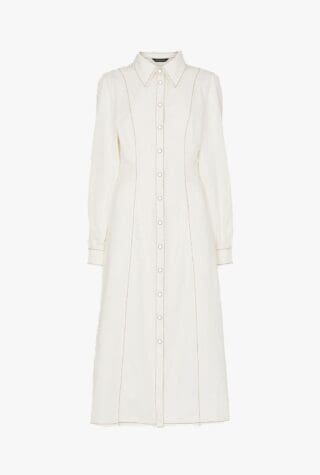 Harlowe denim midi dress