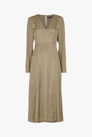 Jacquard printed dress