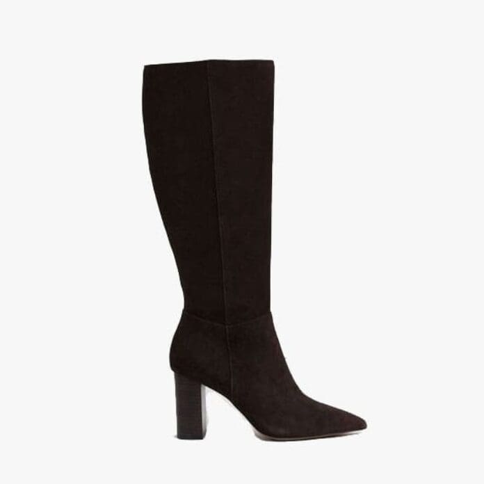 Bianca Block Heel Knee-High Boots