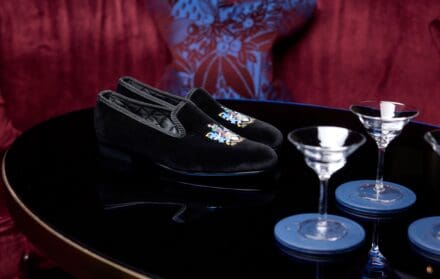 Crockett & Jones 007 Bond velvet slipper
