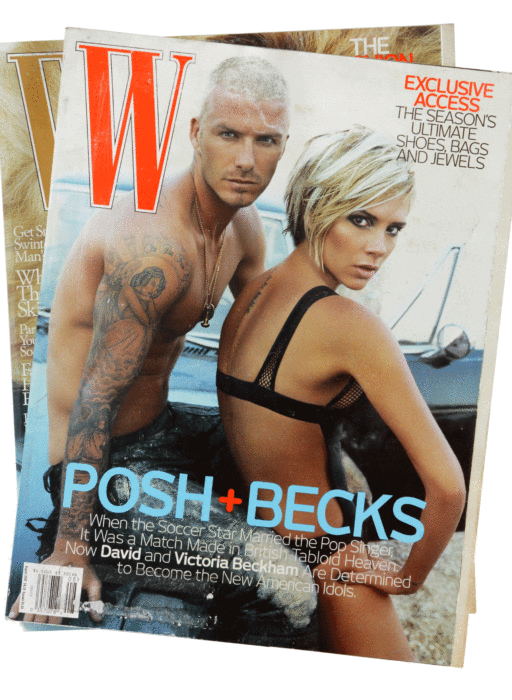 david and victoria beckham W magazine