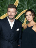 the Beckhams attend The Fashion Awards at Royal Albert Hall in London, UK