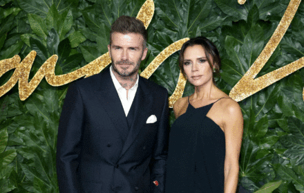 the Beckhams attend The Fashion Awards at Royal Albert Hall in London, UK