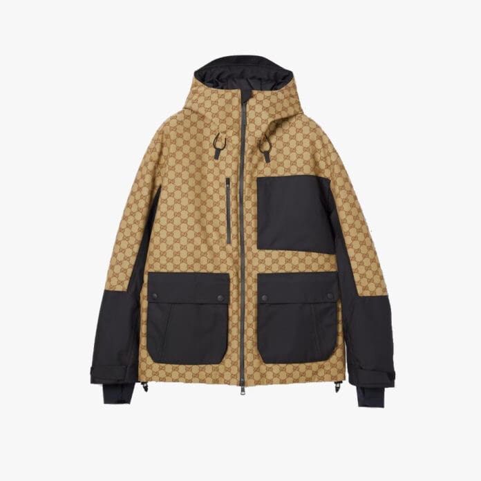 Gucci GG technical fabric jacquard jacket