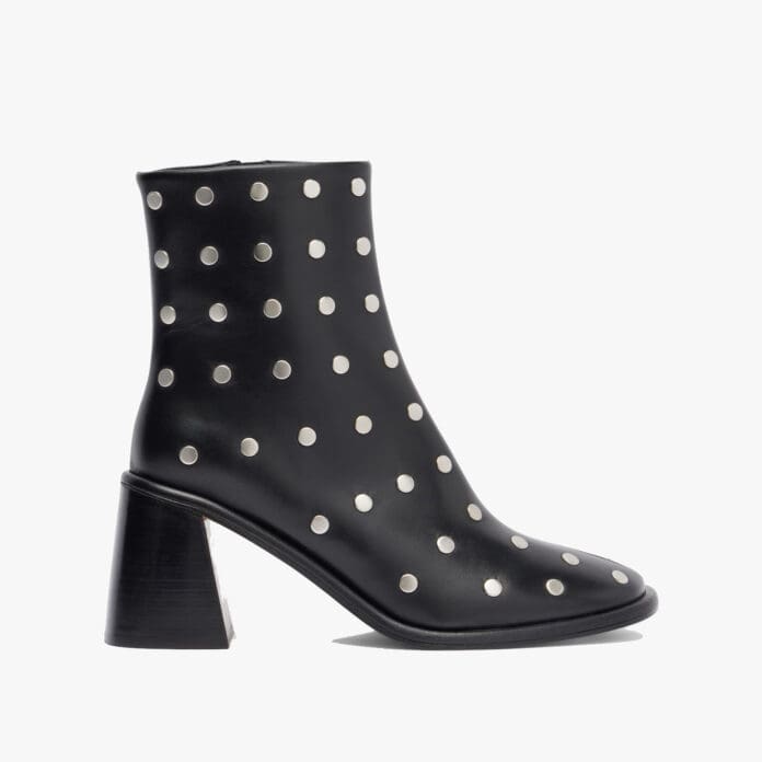 Souliers Martinez Kima 80 studded ankle boots