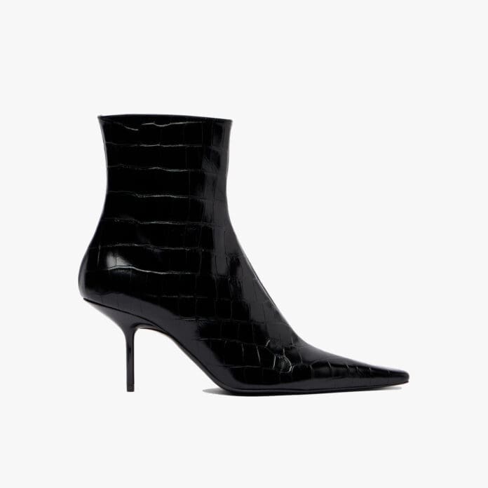 Victoria Beckham 75 croc-effect ankle boots