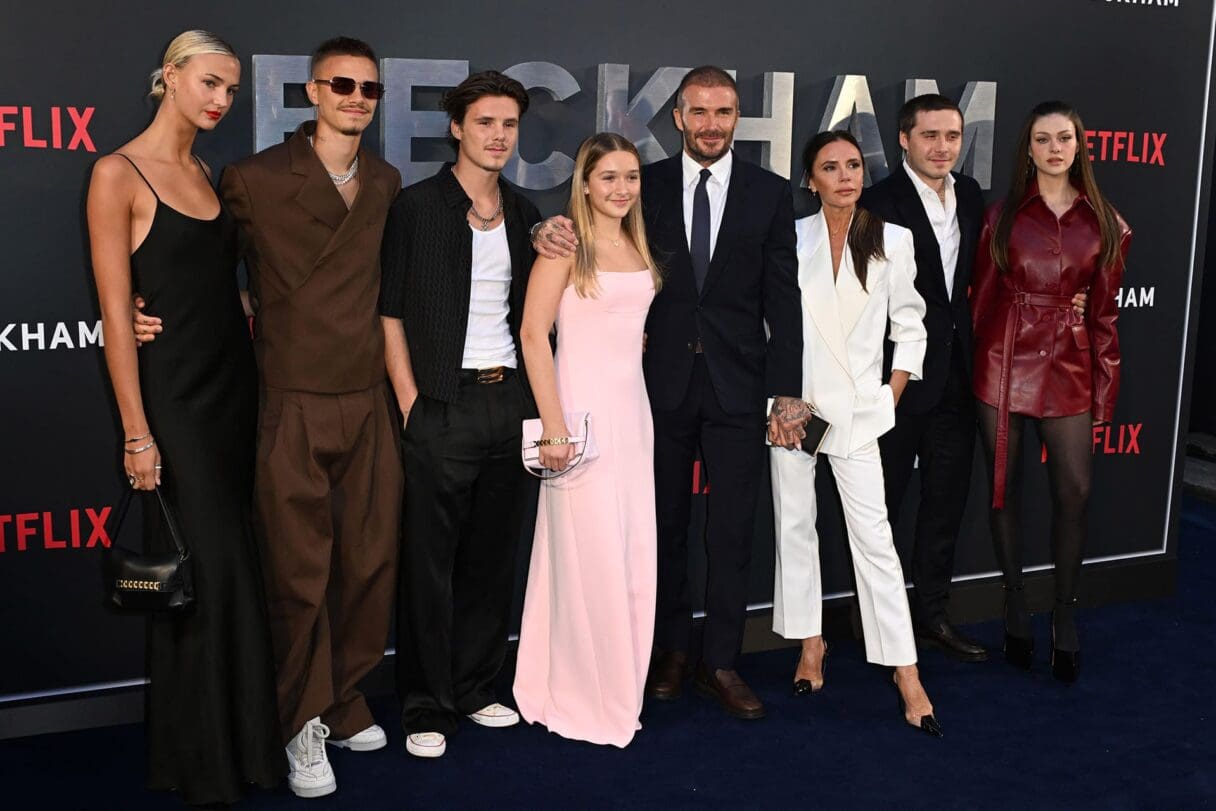 beckham family at netflix premiere