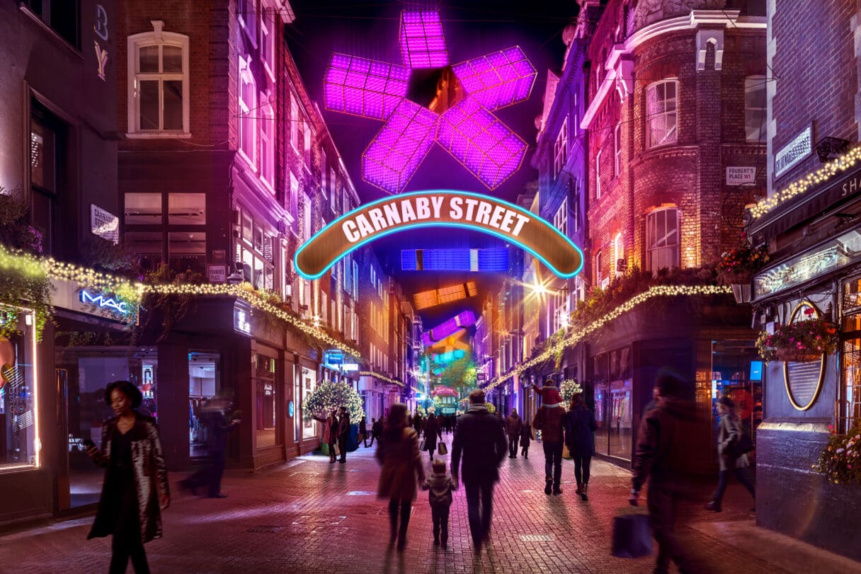 carnaby street christmas lights