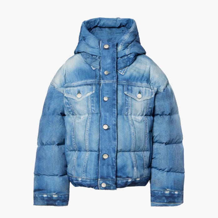 Acne Studios Trompe-l’oeil down jacket