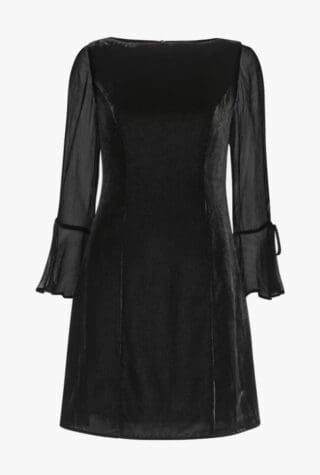 Black Myla Velvet Mini Dress