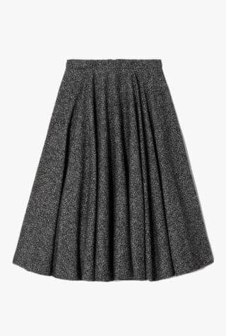 DOLCE&GABBANA Wool-blend midi skirt