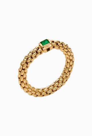 FOPE Souls yellow gold emerald ring