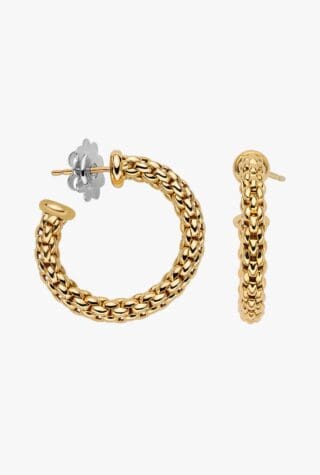 FOPE Essentials gold hoop earrings