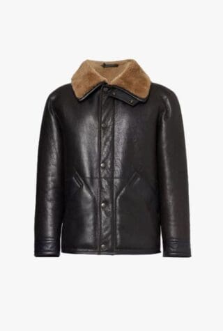 Lemaire Shearling leather jacket selfridges christmas gifts