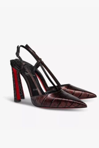 Christian Louboutin Condoroline 100 leather-heeled courts 