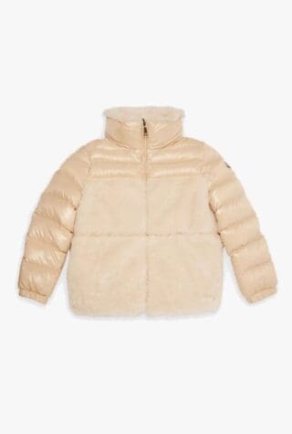 Moncler Amabay faux-fur shell-down jacket