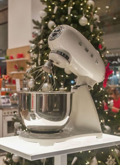 Smeg stand mixer in showroom