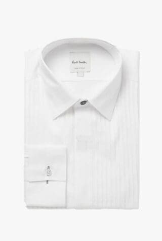 Paul Smith cotton poplin tuxedo shirt 