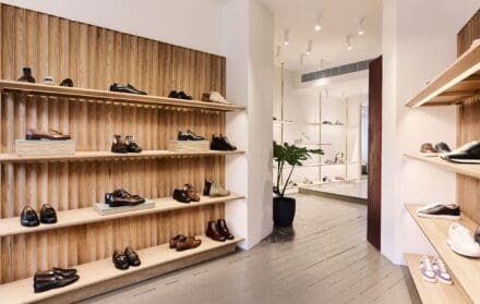 Russell & Bromley christmas Hampstead store