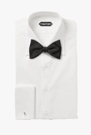 Tom Ford cotton-piqué tuxedo shirt