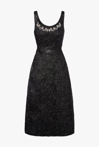 Simone Rocha Embellished lamé cocktail dress