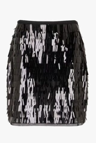 Sword Sequin Mini Skirt