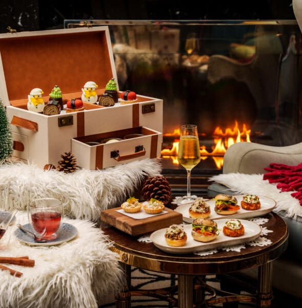 Hyatt Regency London festive afternoon tea