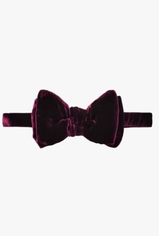 Tom Ford pre-tied velvet bow-tie