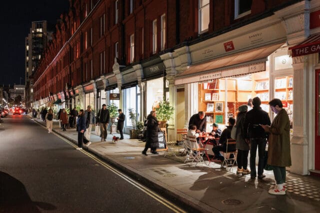 Christmas shopping at Chiltern Street