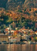 lake como italy europe winter