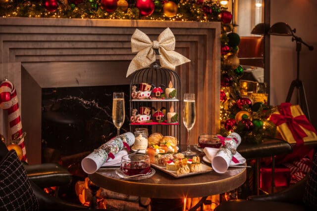 Lanes of London festive afternoon tea