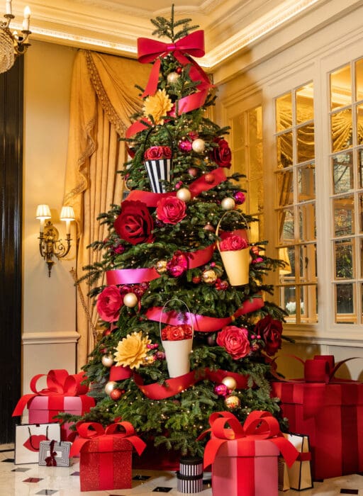 The Goring lulu guinness christmas tree