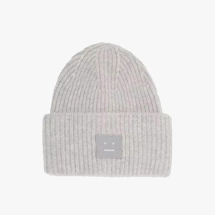 Acne Studios Faces beanie hat