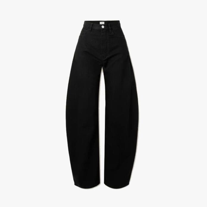 Alaïa High-rise barrel-leg jeans