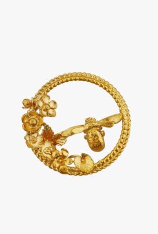 Alex Monroe Bumblebee loop brooch