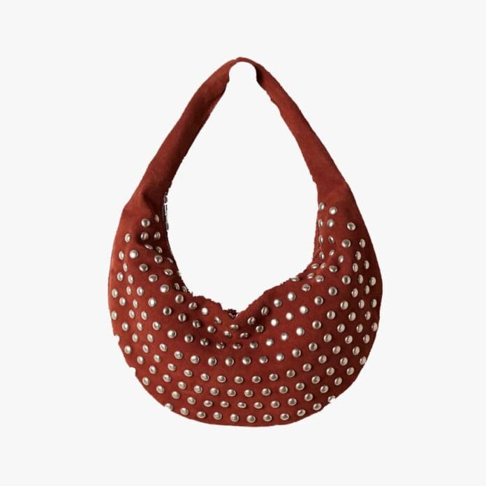 Free People understated studded shoulder bag 