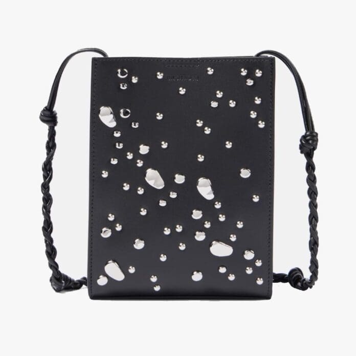 Jil Sander Tangle studded shoulder bag