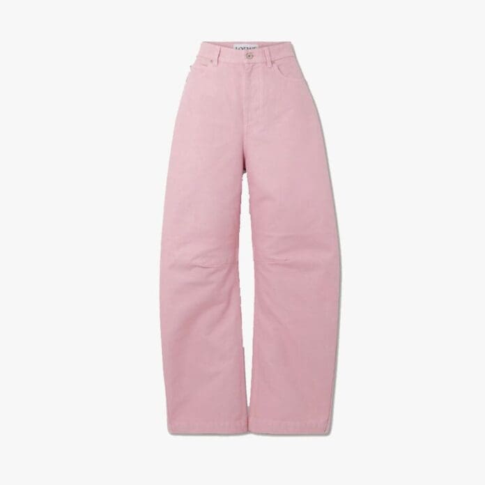 Loewe Low-rise barrel-leg jeans