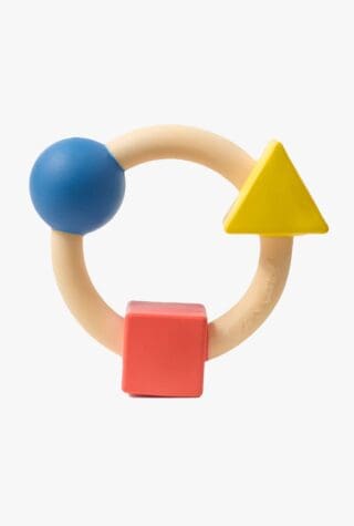 oli & carol bauhaus teething ring