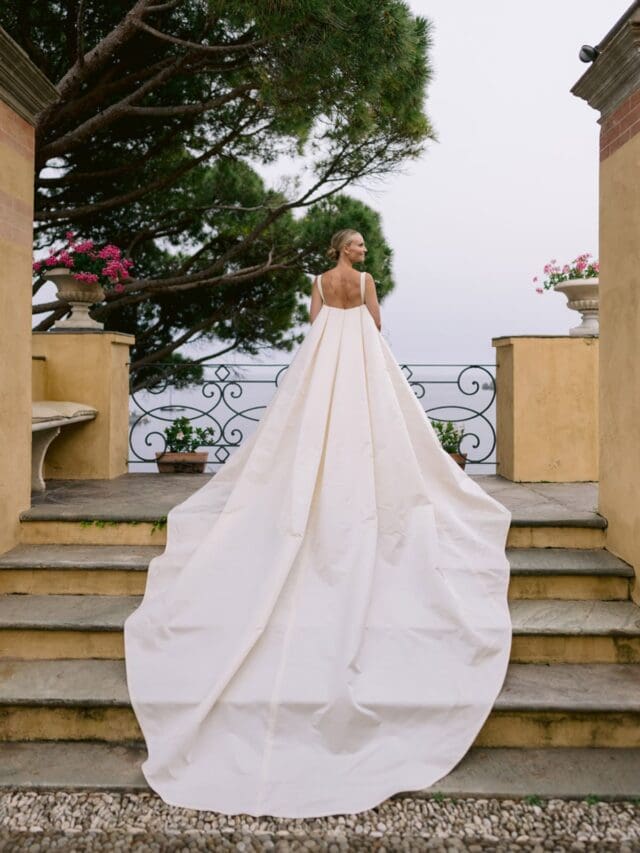 Phillipa Lepley wedding dress with train