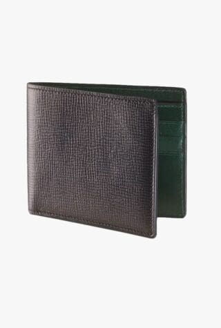 C&J Billfold Wallet in Black Willow Grain